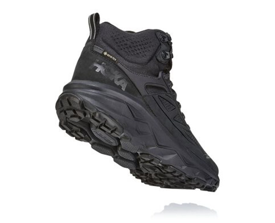 Chaussure Randonnée Hoka One One Challenger Mid Gore-Tex Homme - Noir - NBV-368721